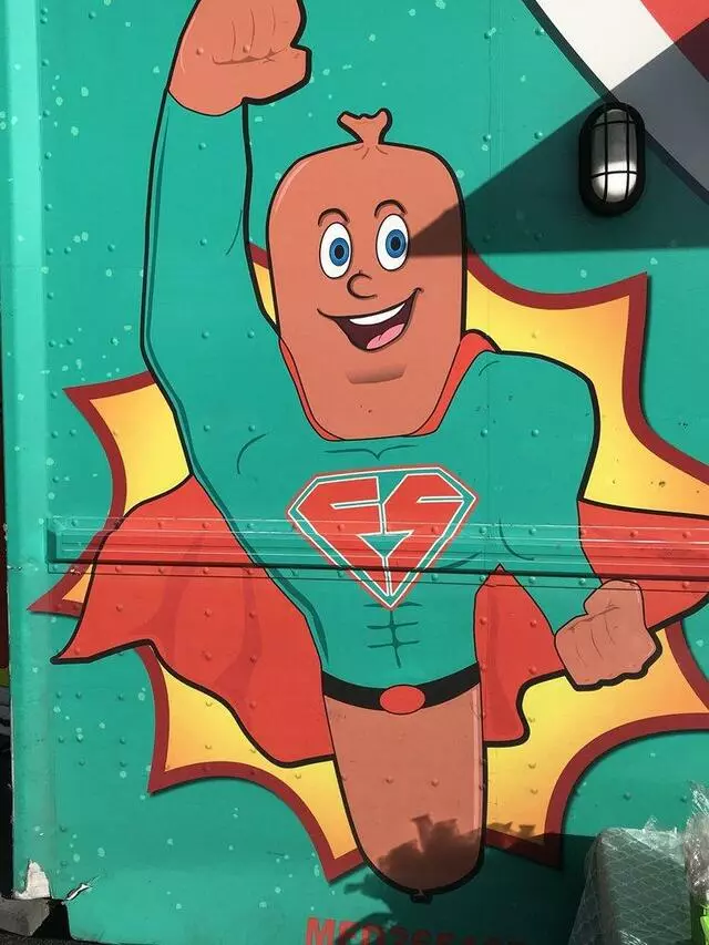 A Flying Sausage