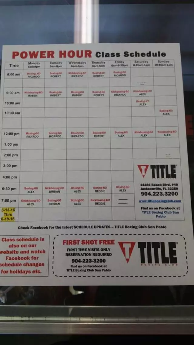 TITLE Boxing Club