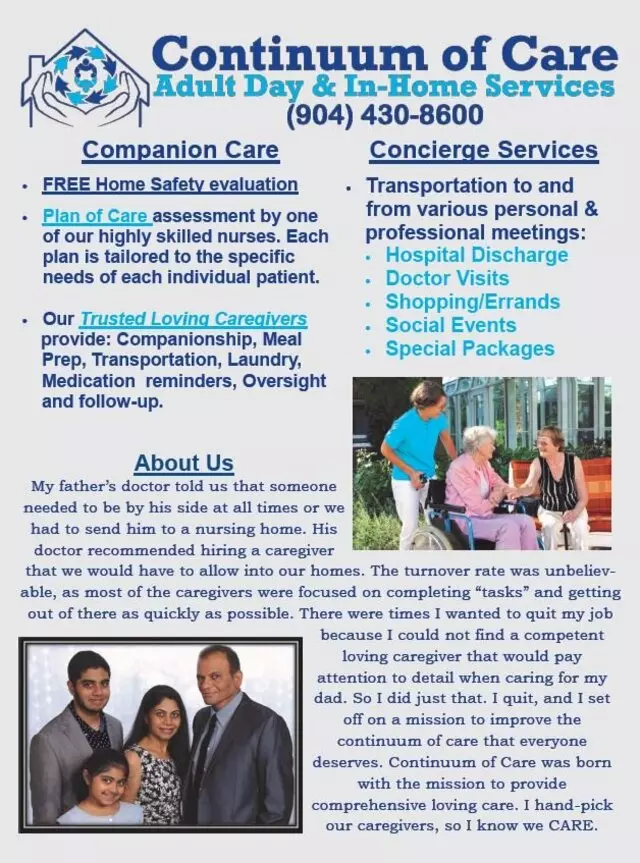 Continuum of Care Adult Day and In-Home Services