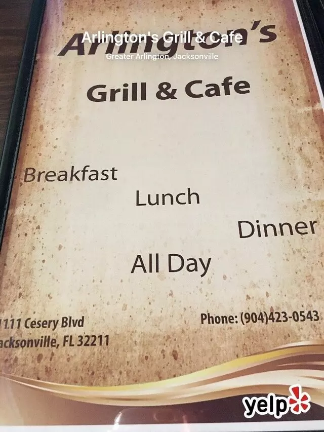 Arlington’s Grill & Cafe