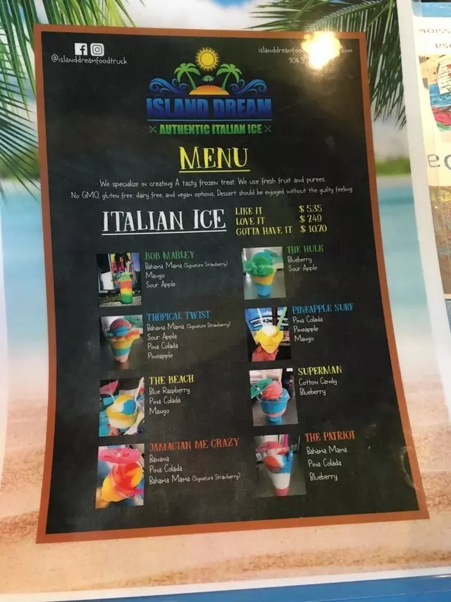 Island Dream Authentic Italian Ice