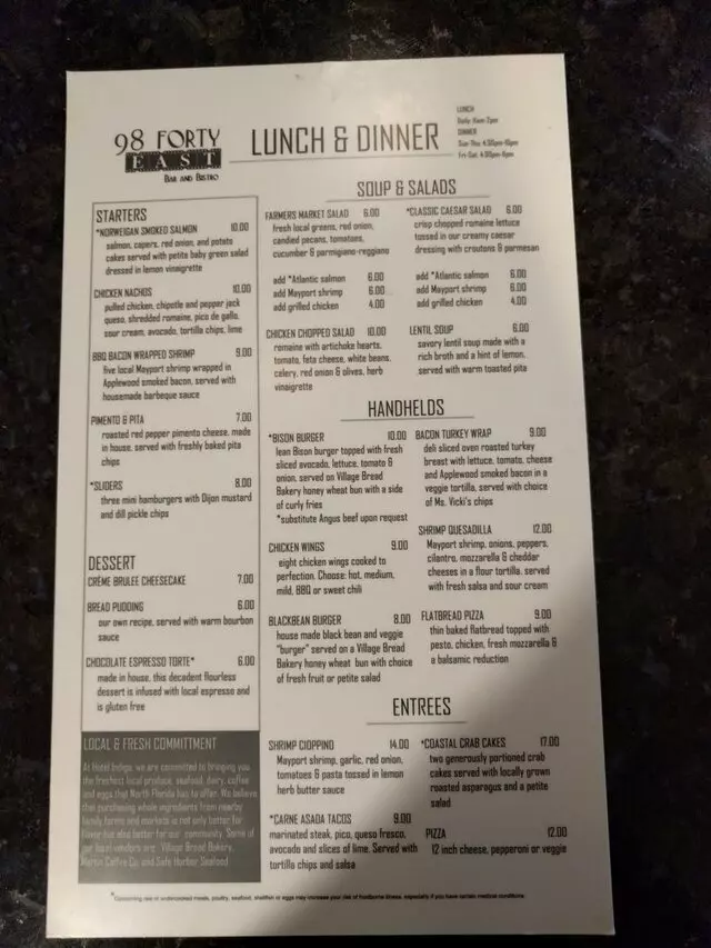 98 Forty East Bar & Bistro