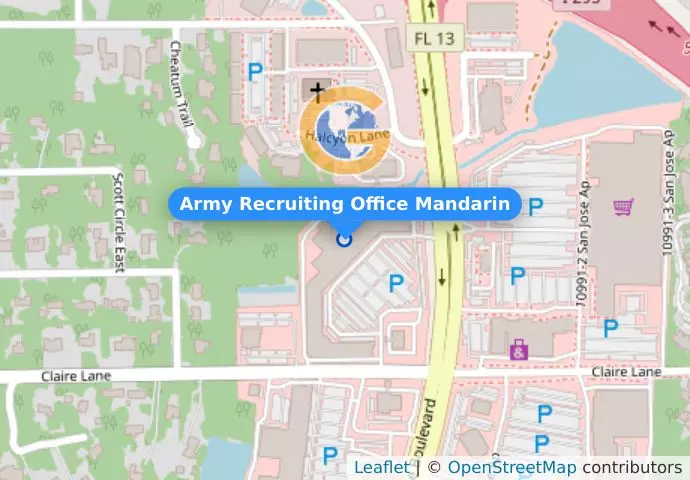 Army Recruiting Office Mandarin