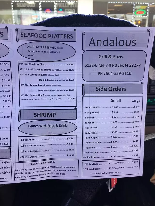 Andalous Mediteranean Grill and Hookah
