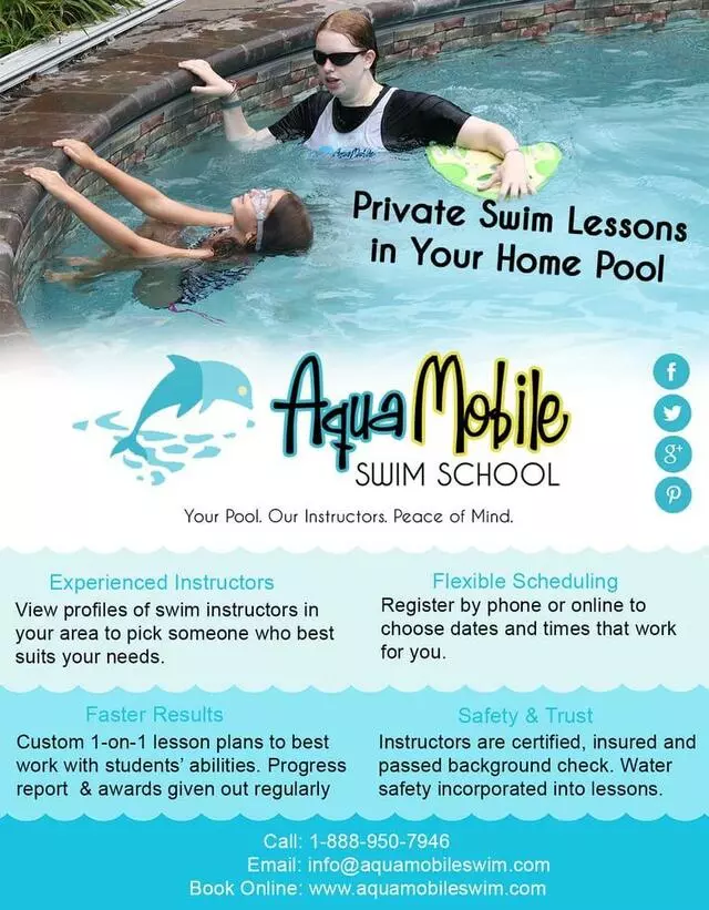 AquaMobile Swim School - At Home Swim Lessons