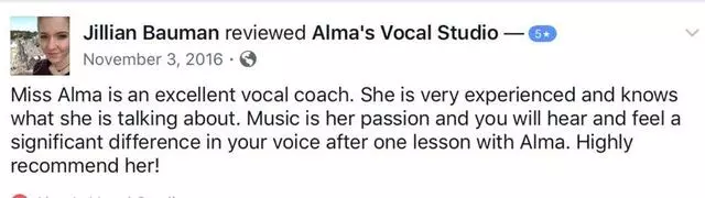 Alma’s Vocal Academy