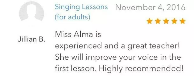Alma’s Vocal Academy