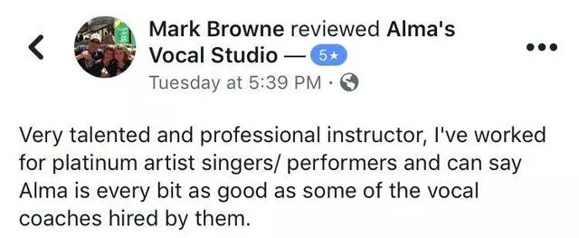 Alma’s Vocal Academy