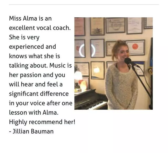 Alma’s Vocal Academy